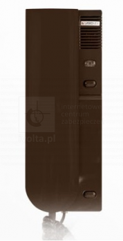 LY-8-1-BROWN Unifon cyfrowy z sygnalizacją wywołania LED, z głośnikiem zapewniającym głośne wywołanie, LASKOMEX