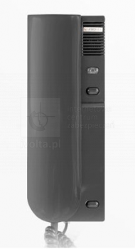 LY-8-1-GRAPHITE Unifon cyfrowy z sygnalizacją wywołania -LED, z głośnikiem zapewniającym głośne wywołanie, LASKOMEX