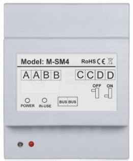 M-SM4 Moduł funkcyjny, 4 stacje lub odbiorniki, VIDOS
