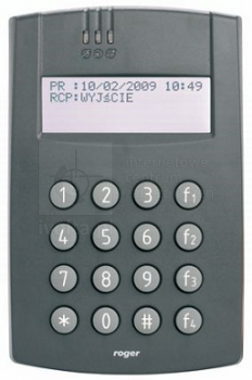 PR602LCD-DT-O Kontroler dostępu EM 125 kHz oraz 13,56M