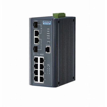 PRA-ES8P2S Switch Ethernet, 8xPoE, 2xSPF, PRAESENSA