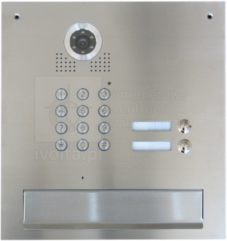 S562D-SKM Skrzynka jednowrzutowa, przelotowa na listy z wbudowanym wideodomofonem, 2 - przyciskowym, VIDOS