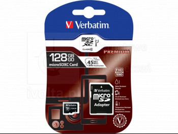 VERBATIM-SDHC-128GB Karta pamięci SDHC 128GB, CLASS10, ADAPT