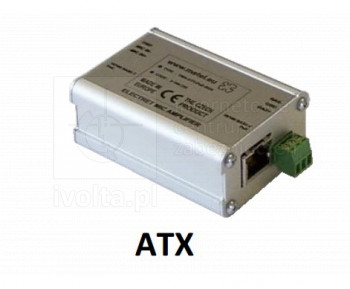 TWA-ATX-PoE-BOX Wzmacniacz audio do mikrofonów ECT-M z LINE OUT