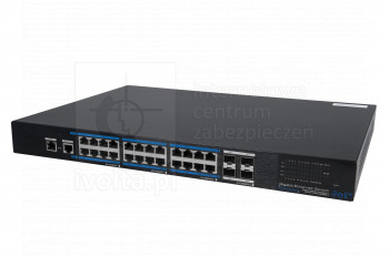 VONT-SP2224 Switch OPTIVA PoE Gigabit Ethernet, 24 porty GB, 24xPoE/PoE+, 390W, 4xSFP, zarządzalny
