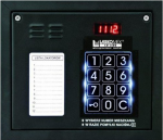 CP-3100NP_BLACK Panel audio z mini listą lokatorów i czytnikiem RFID, kolor czarny, Laskomex