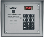 CP-3103TP-SILVER Panel audio z czytnikiem kluczy "Dallas", kolor srebrny, 4 wejścia, maksymalnie 64