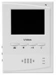 M395W Monitor głośnomówiący 4", obsługuje 2 wejścia, interkom, 14,5 V DC, Biały, VIDOS