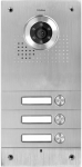 Bramofon 3-przyciskowy, podtynkowy lub natynkowy, wandaloodporny, VIDOS S563 VIDOS